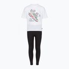 Vaikiškas komplektas New Balance Floral Shoe Graphic Tee and Legging nb bright white