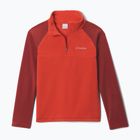 Vaikiškas flisinis džemperis Columbia Glacial Half Zip super sonic/red oxide