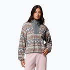 Moteriškas flisinis džemperis Columbia Sequoia Grove II Printed Half Zip Iron Wizard Island