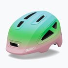 Vaikiškas dviračio šalmas Giro Scamp II matte light pink/green fade