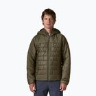 Vyriška pašiltinta striukė Patagonia Hi-Loft Nano Puff Hoody basin green