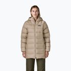 Moteriškas pūstas paltas Patagonia Fitz Roy Down Parka pumice