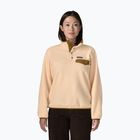 Moteriškas flisinis džemperis Patagonia Lightweight Synchilla Snap-T Pullover natural