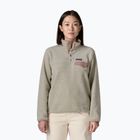Moteriškas flisinis džemperis Patagonia Lightweight Synchilla Snap-T Pullover oatmeal heather w/moonrise taupe