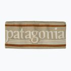 Lankelis galvai Patagonia Powder Town hut tripper logo: weathered stone