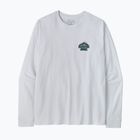 Vyriški ilgomis rankovėmis marškinėliai Patagonia Great Waves Responsibili-Tee LS fiber white