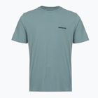 Vyriški marškinėliai Patagonia P-6 Logo blue sage
