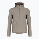 Vyriška bėgimo striukė HOKA Sky Glow Half Zip pebble grey