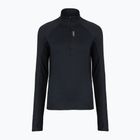 Moteriškas bėgimo džemperis HOKA Skyform Half Zip black heather