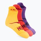 Kojinės HOKA No-Show Run Sock 3-pack egg yolk/cerise/virtual violet
