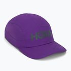 Kepurė su snapeliu HOKA Run Hat virtual violet