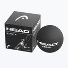Squasho kamuolys HEAD Start Squash Ball juodas