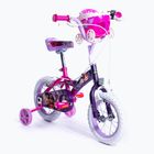 Vaikiškas dviratis Huffy Princess EZ-Build 12" purple/pink