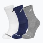 Kojinės Babolat 3 poros white/estate blue/grey