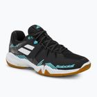 Vyriški badmintono batai Babolat Shadow Spirit black/light blue