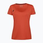 Moteriški marškinėliai Babolat Play Cap Sleeve Top W fiesta red