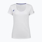 Vaikiški marškinėliai Babolat Play Cap Sleeve Top Jr white/white
