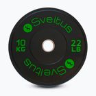 Guminė olimpinė štangos plokštė Training Olympic Disc 10 kg black