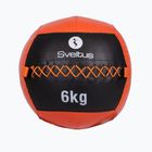 Medicininis kamuolys Sveltus Wall Ball 6 kg black/red