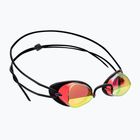 Arena Swedix Mirror raudoni/geltoni/juodi plaukimo akiniai