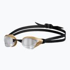 Arena plaukimo akiniai Cobra Core Swipe Mirror silver/gold