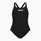 Vaikiškas vientisas maudymosi kostiumėlis arena Team Swim Pro Solid juoda/balta