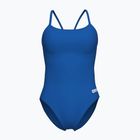 Vientisas moteriškas plaukimo kostiumas arena Lace Back Solid royal/white