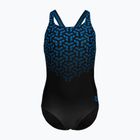 Vaikiškas vientisas maudymosi kostiumėlis arena Kikko V Swim Pro Back black/blue china
