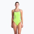 Vientisas moteriškas plaukimo kostiumas arena Lace Back Solid artic lime/future dusk