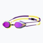 Plaukimo akiniai arena Tracks Mirror violet/plum/artic lime