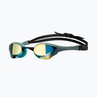 Plaukimo akiniai arena Cobra Ultra Swipe Mirror aqua/sage/peacock