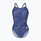 Moteriškas vientisas maudymosi kostiumėlis arena Fireflow Lightdrop Back navy/team navy