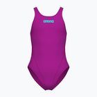 Vaikiškas vientisas maudymosi kostiumėlis Arena Team Swim Tech Solid very fuchsia/water