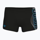Vyriškos plaukimo trumpikės arena Basic Swim Short black/turquoise