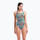 Moteriškas vientisas maudymosi kostiumėlis arena Fruits Lace Plus Back multi/turquoise / multi
