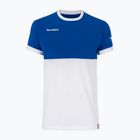 Vyriški teniso marškinėliai Tecnifibre F1 Stretch mėlynos ir baltos spalvos 22F1ST
