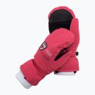 Rossignol Roc Impr M rožinės spalvos vaikiškos slidinėjimo pirštinės