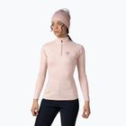 Moteriški termoaktyvūs marškinėliai Rossignol Classique 1/2 Zip powder pink