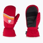 Moteriškos slidininkų pirštinės Rossignol New Piste M ruby red