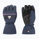 Vyriškos slidinėjimo pirštinės Rossignol Legend IMP'R dark navy