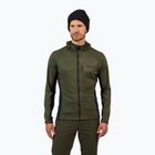 Vyriškas džemperis Rossignol Blackside Mix Full Zip Hoodie Fleece olive shadow