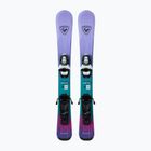 Vaikiškos kalnų slidės + apkaustai Rossignol Soul Kid Pre-Drilled+Team 4 GW