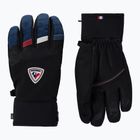 Vyrų slidinėjimo pirštinės Rossignol Strato R-Shell Dry dark navy