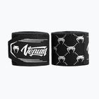 Boksininkų tvarsčiai Venum Hand Wraps juoda/balta
