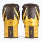 Bokso pirštinės Venum Reverso Boxing chocolate/gold