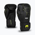 Venum Training Camp 4.0 juodos/neo žalios bokso pirštinės