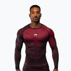 Vyriški treniruočių marškinėliai ilgomis rankovėmis Venum Tactical XT Rashguards black/burgundy/gold