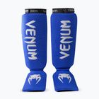 Blauzdų ir pėdų apsaugos Venum Kontact Shin Guards royal blue/silver