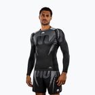 Vyriškas rashguard ilgomis rankovėmis Venum Adrenaline Rashguard black/silver grey