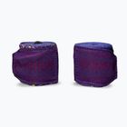Bokso raiščiai Venum Santa Muerte Handwraps 250 cm dark purple